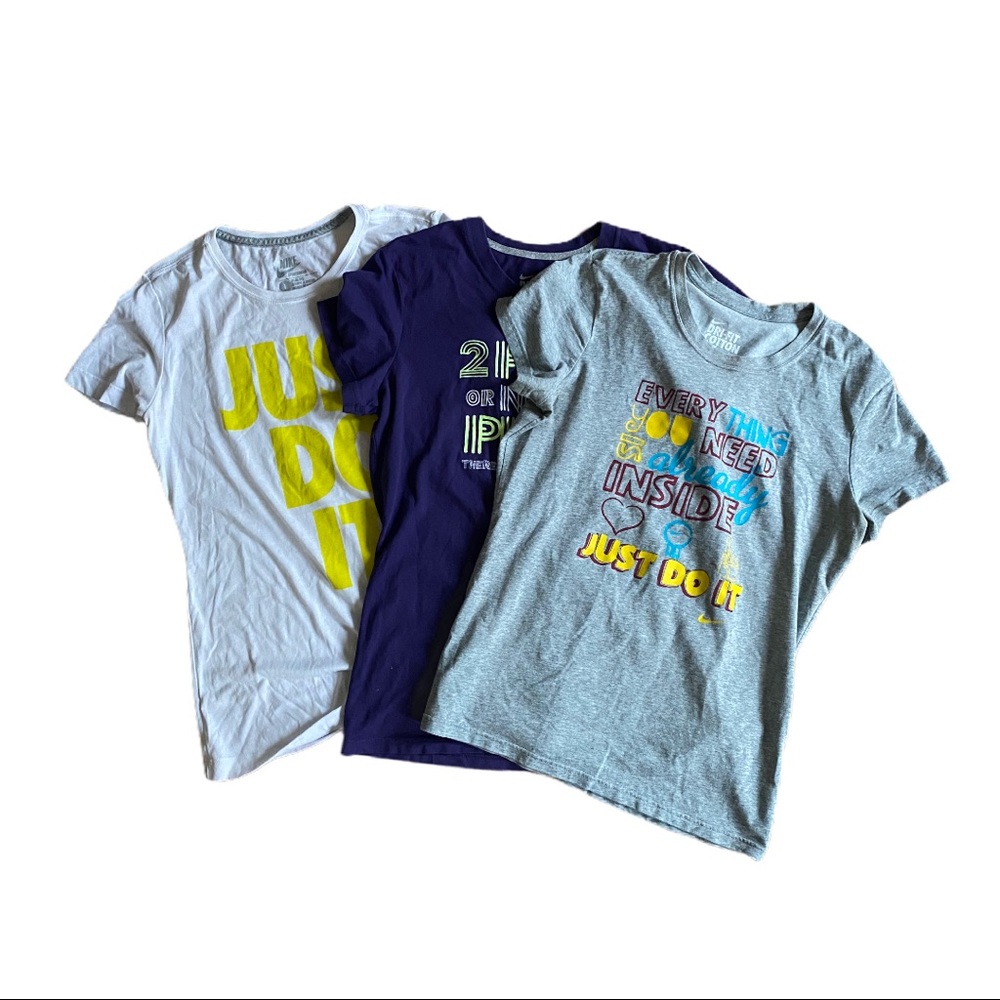Nike Dri-fit workout tee bundle — 3 pack